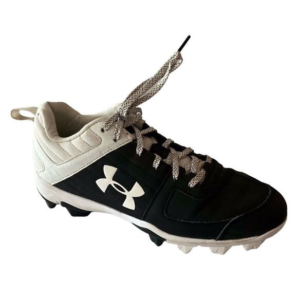 Under Armour Mens Leadoff Low RM 3022071-001 Black Baseball Cleats Shoes Size 7 - Picture 11 of 11